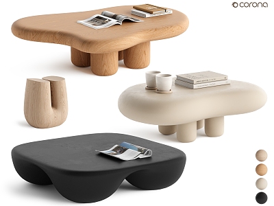 Cream Fengyun Coffee Table model