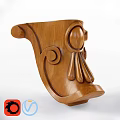 Artistic Wooden Decorative Ornament Set With Intricate Carved Patterns For Home Decoration