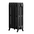 Vintage Black And White Radiators With Elegant Decorative Patterns For Home Use
