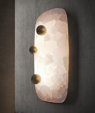 Light Luxury Wall Lamp Wall Lamp Hanging Decoration 3d model