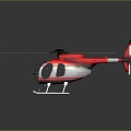 Modern Helicopter Civil Helicopter Helicopter 3d model