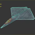 Futuristic Transparent Spacecraft Design Featuring Blue Accents For Advanced Cosmic Exploration