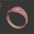 Stylish Gold Ring With Blue Gemstone Fashion Accessory Design For Daily Wear