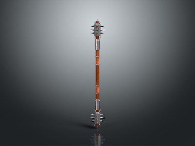 Sci-fi Hammer Sci-fi Stick Mace Sci-fi Weapon Ancient Weapon Hammer Cold Weapon Medieval Item 3d model