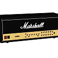 Marshall JVM Amplifier With Black And Gold Front Panel And Control Knobs