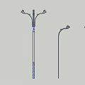 Stylish Outdoor Lights With Decorative Curved Arm Designs And Various Styles