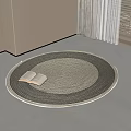 Round carpet 3d model