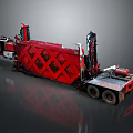 Red Trailer Mounted Mobile Medical Equipment For Emergency Field Use
