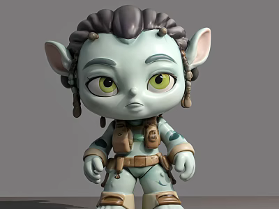 Avatar Male Master Handheld Ornaments Avatar Characters Avatar Handheld 3d model