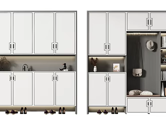 New Chinese Shoe Cabinet 3d model