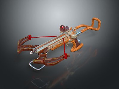 Crossbow Mechanical Crossbow Shift Bow and Arrow Shoot Far Equipment Weapons High-tech Crossbow 3d model