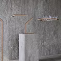 Modern lamp combination 3d model