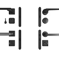 Modern Black Door Handles With Lever Designs Locks Keyholes And Metal Accessories