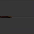 Traditional Curved Sword With Red Handle And Golden Accents On Dark Background