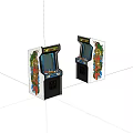Old game machine 3d model