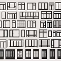 new window combination new window new casement window new window frame 3d model