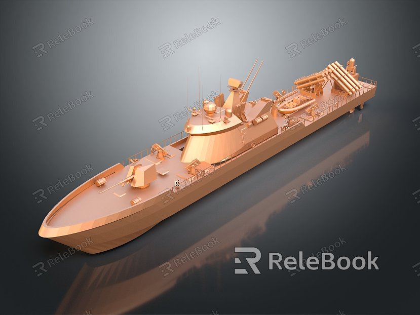 Modern Warship Ship Ship Warship model