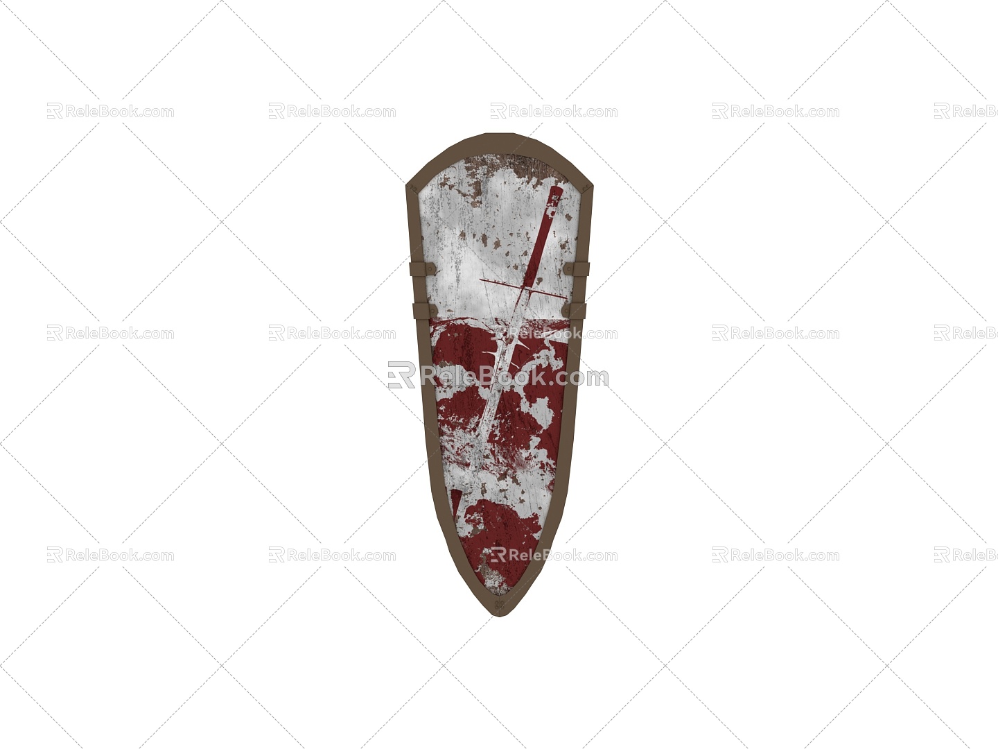 Shield Light Shield Kite Shield 3d model