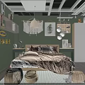 Bright Natural Wood Styled Mall Hall Display With Cozy Complete Set Of Home Furniture