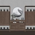 New Chinese Antique Rack 3d model
