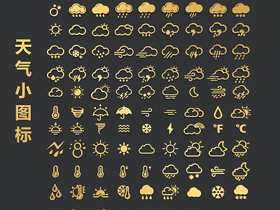 weather icon weather symbol weather element model