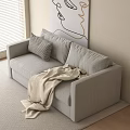 Modern double sofa 3d model