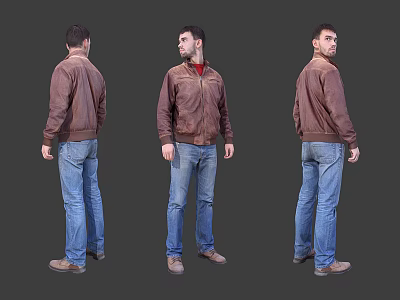 modern man 3d model