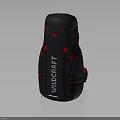 Wildcraft Navy Blue Backpack With Red Accents And Functional Design