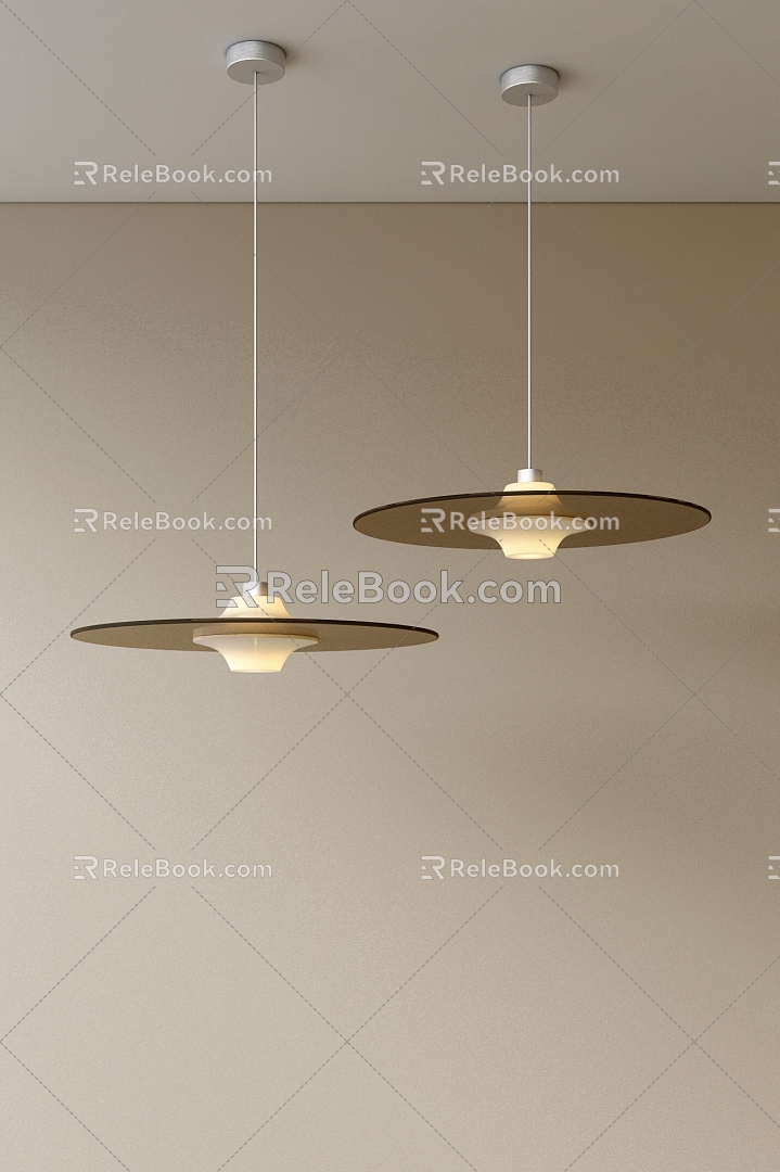 Modern Light Luxury Chandelier Acrylic Chandelier Restaurant Chandelier Decorative Chandelier 3d model