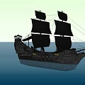 Modern Sailing 3d model