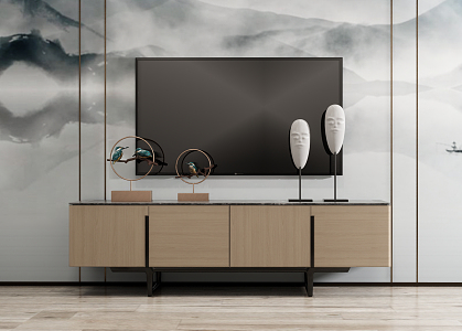 Modern TV Cabinet 3d model