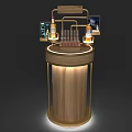 Wine table 3d model