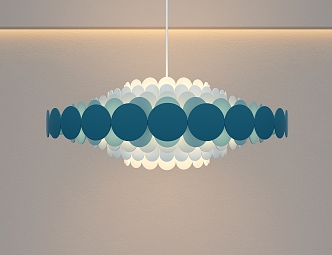 Art chandelier 3d model