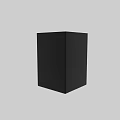 Black Square Household Washing Detergent Container With Durable Design And Smooth Surface