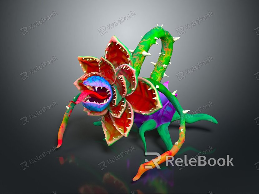 cannibal flower cannibal flower cartoon cannibal flower anime cannibal flower stylized cannibal flower model