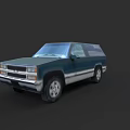 Vintage Teal Pickup Truck With White Trim And Classic Exterior Design