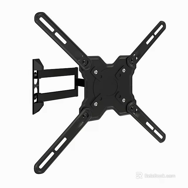Iron Art Metal Bracket with Stable Structure Heavy Duty Design for TV Wall Mounting 3d model 