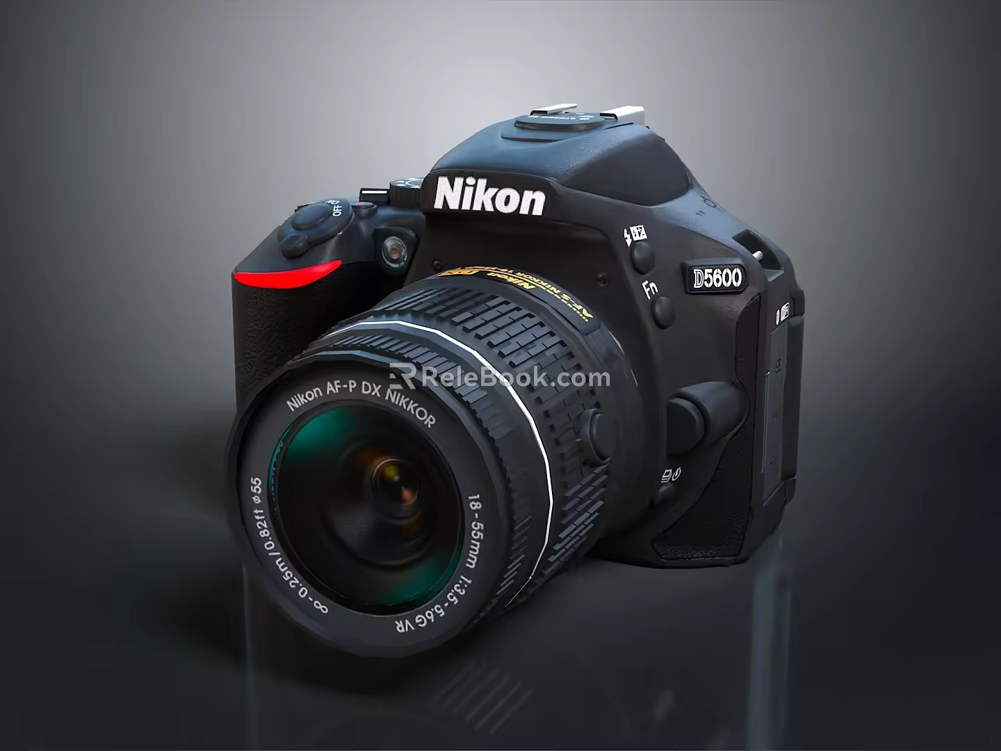 modern dslr camera dslr card machine digital camera 3d model