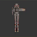Modern Spaceship Spacecraft 3d model