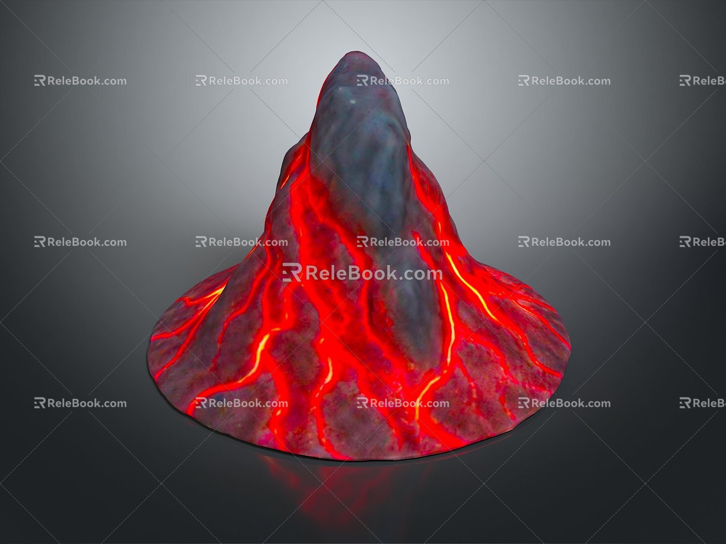 Geo-vein Volcano Volcano Island Terrain Mountain Geomorphology Mountain Range Topographic Map Mountain 3d model