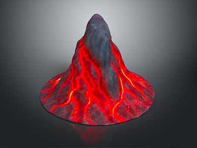 Geo-vein Volcano Island Terrain Mountain Geomorphology Mountain Range Topographic Map Mountain 3d model