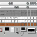 Modern Switch Panel 3d model
