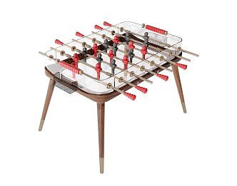 Modern table football desktop football game table 3d model