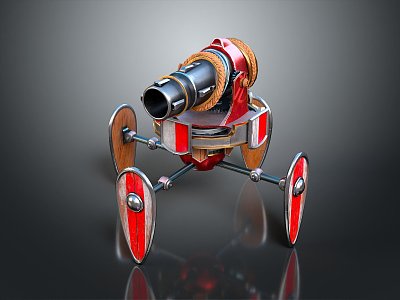 laser tower turret turntable sci-fi tower defense game tower defense sci-fi turret game turret game turret 3d model