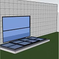 Upper and lower lifting window 3d model