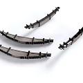 Industrial Metal Mechanical Structure With Segmented Plates And Connecting Brackets
