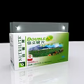 Display Shelf Showcasing Double Nutrilite Tablets Health Supplements with Product Information