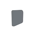 Modern Gray Square Outdoor LED Light For Garden Pathway Illumination