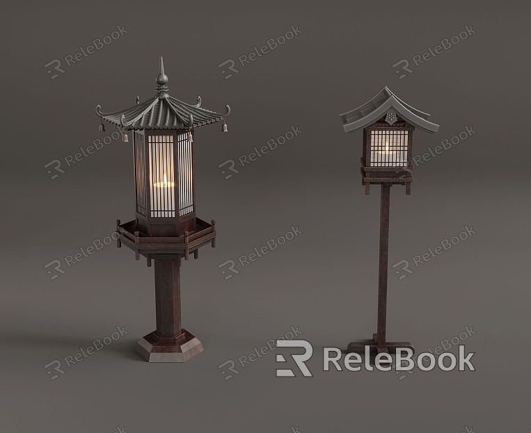 modern outdoor lamp model