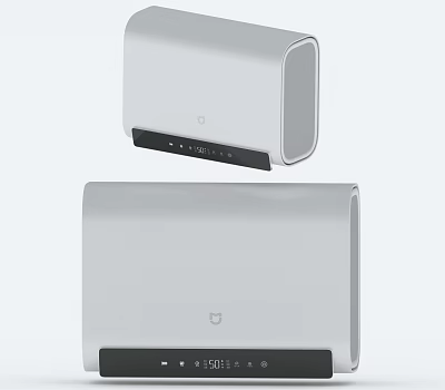 Xiaomi Silver Portable Household Appliances With Modern Design And Control Panel 3d model